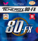 Butterfly Tenergy 80FX 80 FX 80-FX Rubber Table Tennis Ping Pong No Blade - HappyGreenStore